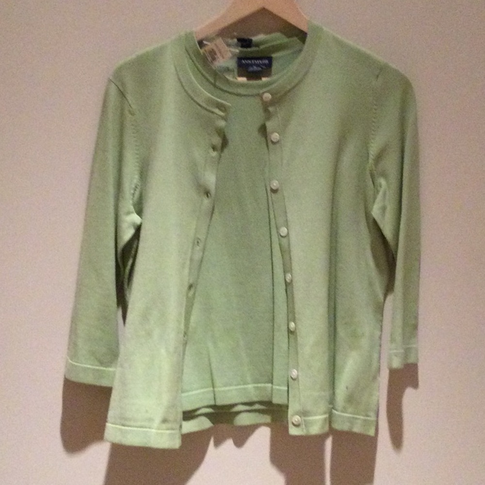 Ann Taylor Silk Blend Sweater Set